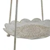 Snack tray Home ESPRIT White Golden Arab