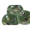 Bowl Home ESPRIT Green Stoneware Cottage With relief
