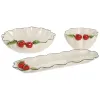 Snack tray Home ESPRIT White Red Green