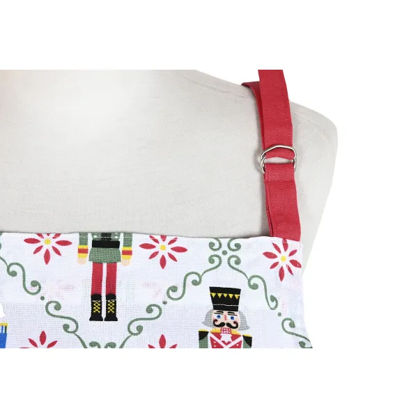 Priekšauts Home ESPRIT Balts Sarkans Zaļš Bēšs 60 x 0,2 x 80 cm (2 gb.)