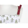 Priekšauts Home ESPRIT Balts Sarkans Zaļš Bēšs 60 x 0,2 x 80 cm (2 gb.)