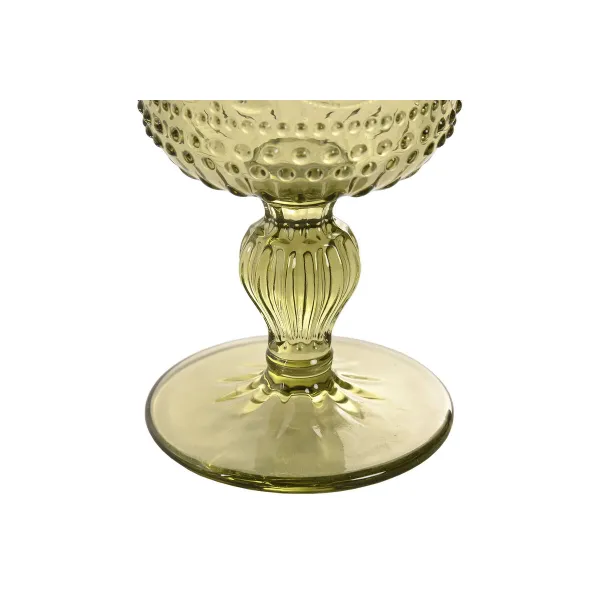 Setti laseja Home ESPRIT Vihreä Kristalli 310 ml (6 osaa)