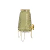 Gėrimų dozatorius Home ESPRIT Žalia Auksinis Metalinis Stiklas polistirenas 3,3 L 19,3 X 19,3 X 36 CM