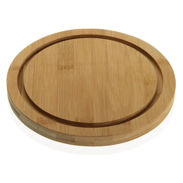 Tray with lid Versa Transparent Bamboo polystyrene