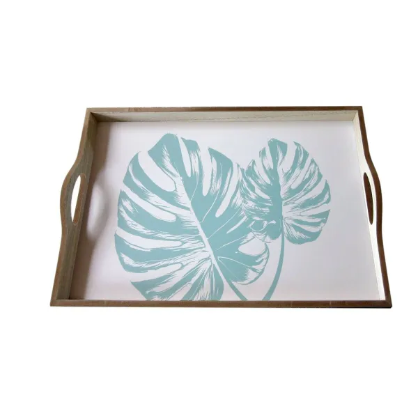 Padėklas Versa Shelly Mėlyna Medžio MDF 30 x 5 x 45 cm