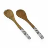 Virtuvės reikmenų rinkinys Versa Bambukas Porcelianas Mango mediena 6 x 1 x 30 cm Gėlių laukas