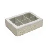 Коробочка для чая Versa Serpentine Деревянный 17 x 7 x 24 cm