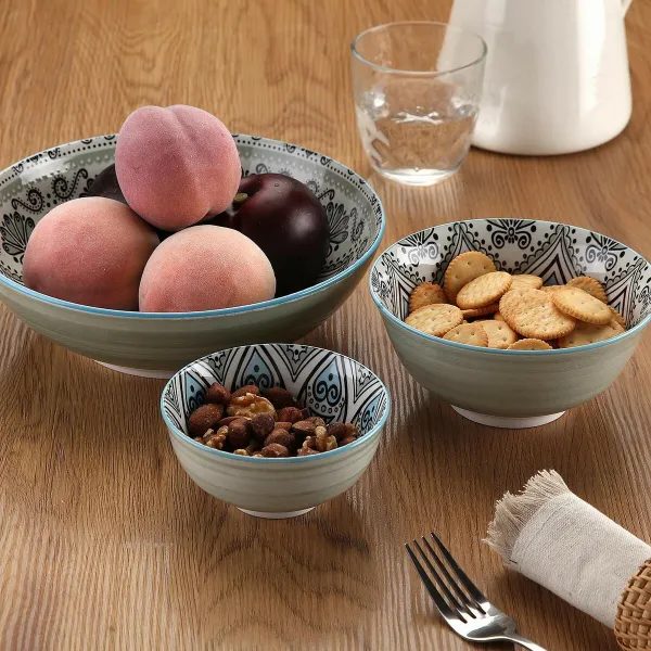 Snack Kulho Versa Vihreä Keraminen Posliini 11,5 x 6 x 11,5 xm