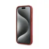 Karl Lagerfeld Diagonal Quilted Script - Case for iPhone 15 / 14 / 13 (Red)