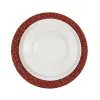 Underplate Versa Serpentine Red Metal 33 x 1,5 x 33 cm