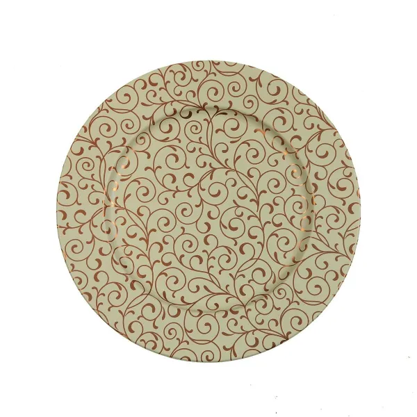 Padėklas Versa Serpentine Metalinis 33 x 1,5 x 33 cm