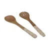 Kitchen Utensils Set Versa Bamboo Porcelain Mango wood 6 x 1 x 30 cm