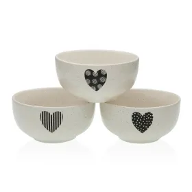 Bowl Versa NATHALIE  Stoneware 13 x 6,4 x 13 cm Heart