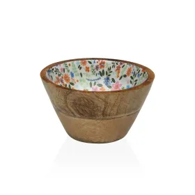 Bowl Versa Bamboo Mango wood Flowers 13 x 7 x 13 cm