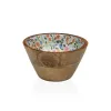 Bowl Versa Bamboo Mango wood Flowers 13 x 7 x 13 cm