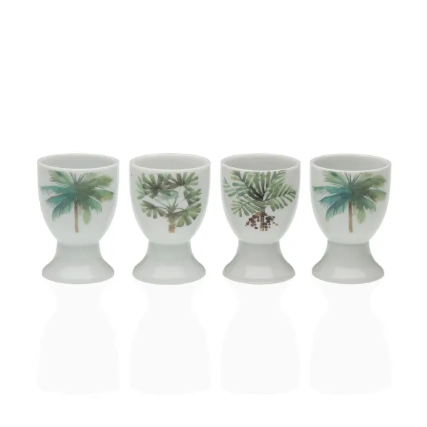 Dubenėlių rinkinys Versa Porcelianas 4,5 x 6,5 x 4,5 cm 4 Dalys
