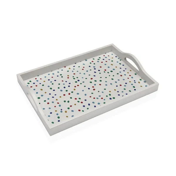 Поднос Versa Dotty Деревянный MDF 24 x 4,5 x 34 cm