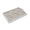 Padėklas Versa Medžio MDF 24 x 4,5 x 34 cm Gėlės