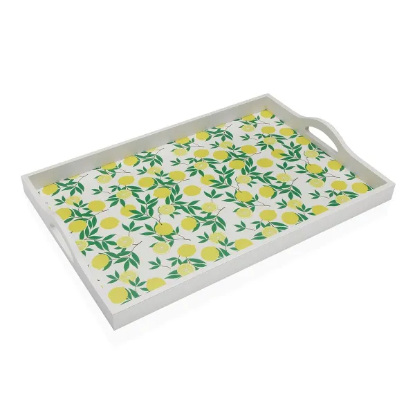 Padėklas Versa Medžio MDF 30 x 5 x 45 cm Citrinos