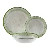 Māla trauki Versa Zaļš Porcelāns 18 Daudzums
