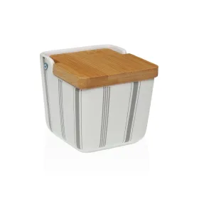 Sālstrauciņš ar Vāku Versa G-LINES Keramika 8,8 x 8,5 x 8,8 cm