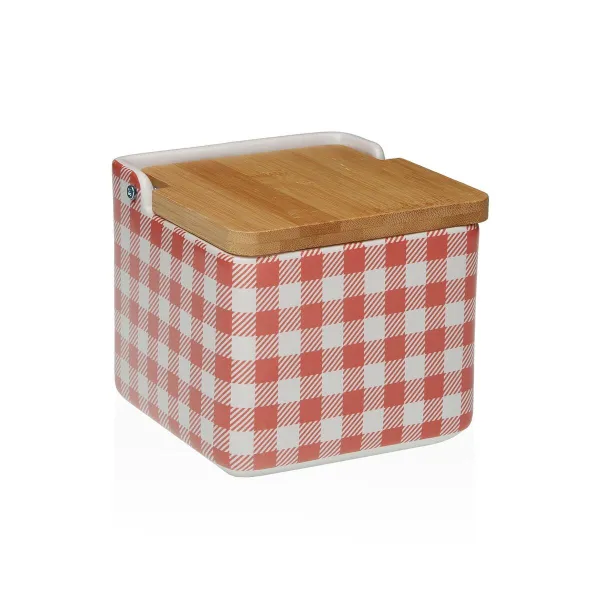 Druskinė su dangteliu Versa VICHY  Keramikinis 12,2 x 11,5 x 12,2 cm