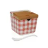 Sugar Bowl Versa VICHY  Ceramic 8,8 x 8,5 x 8,8 cm