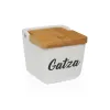 Druskinė su dangteliu Versa GATZA Balta Keramikinis 12,2 x 11,5 x 12,2 cm