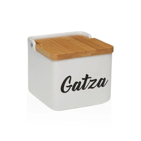 Salt Shaker with Lid Versa GATZA Ceramic 8,8 x 8,5 x 8,8 cm