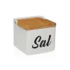Salt Shaker with Lid Versa Sal White Ceramic 12,2 x 11,5 x 12,2 cm