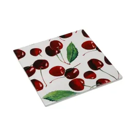 Table Mat Versa Cork Ceramic Cherries 20 X 0,6 X 20 CM