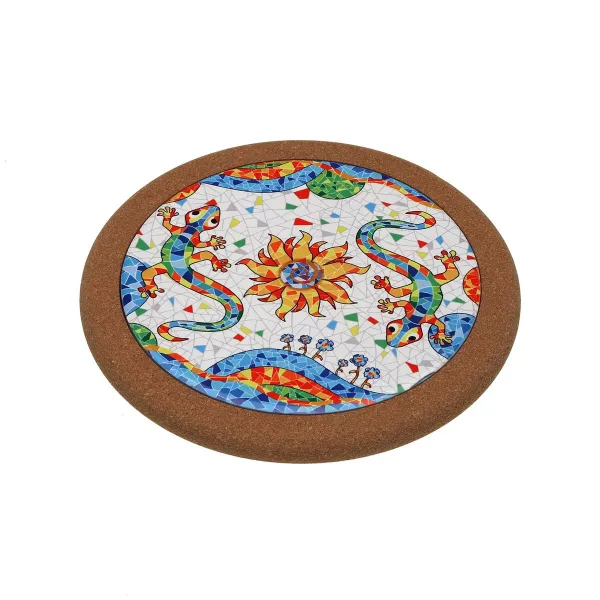 Table Mat Versa Cork Ceramic Salamander 20 X 0,6 X 20 CM