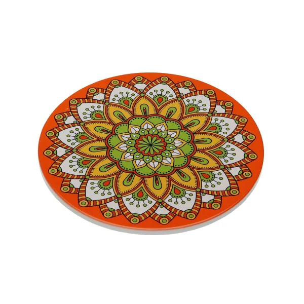 Tabletti Versa Korkki Keraminen Mandala 20 X 0,6 X 20 CM