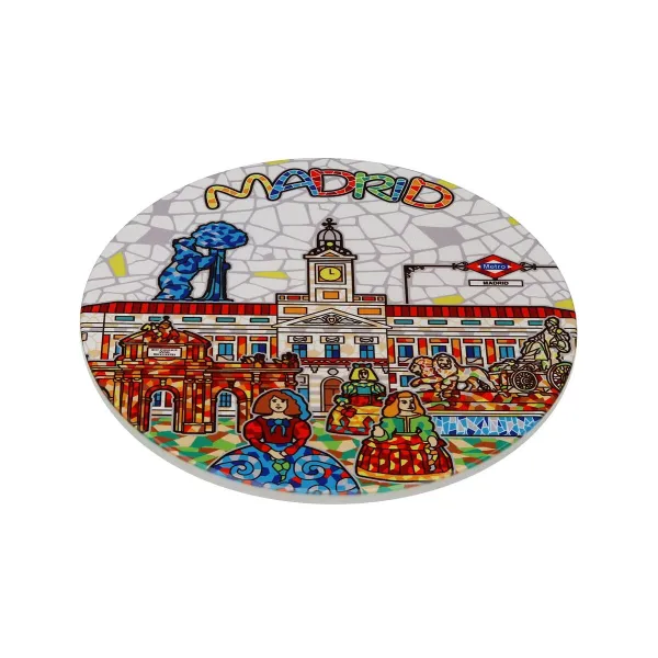 Stalo kilimėlis Versa Madrid Kamštis Keramikinis 20 X 0,6 X 20 CM