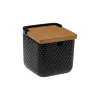 Sokeriastia Versa Musta Keraminen Bambu Dolomite 8,3 x 8,3 x 8,3 cm
