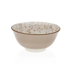 Bowl Versa Beige Porcelain 14 x 8,3 x 14 cm