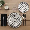 Tableware Versa Grey Porcelain 18 Pieces