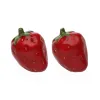 Suola- ja Pippurisirottimet Versa Keraminen Dolomite Mansikka 6,3 X 7,3 X 6,3 CM