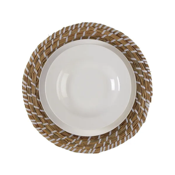 Tabletti Versa Valkoinen Teksiili Vesihyasintti 38 cm