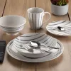 Tableware Versa Grey Porcelain