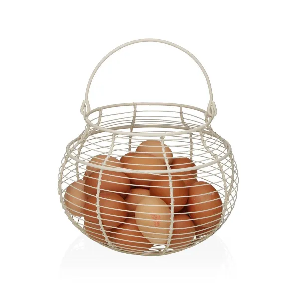 Olas trauks Versa Balts Metāls Tērauds 23 X 17,5 X 23 CM