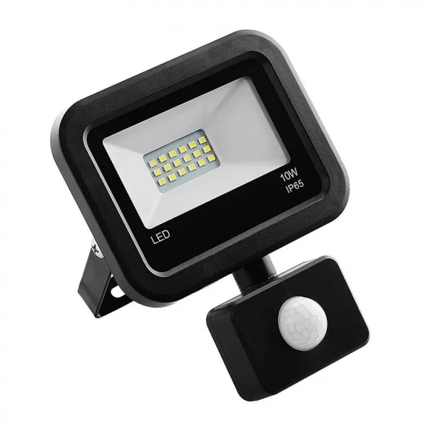 LED projector with motion sensor black 10W