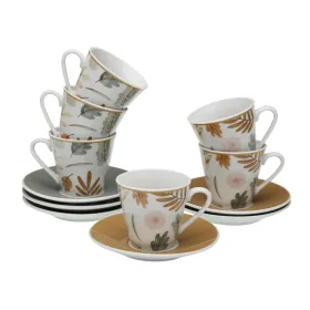 Setti 6 kuppia lautasilla Versa TABITHA Posliini