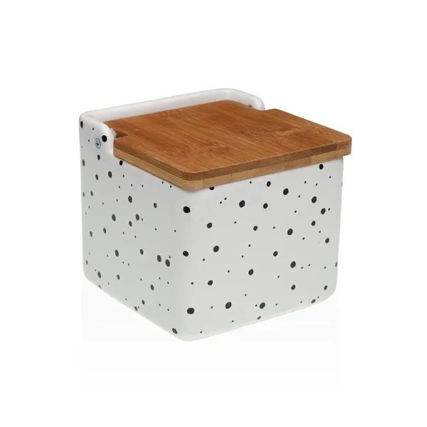 Druskinė su dangteliu Versa Speckle Keramikinis 12,2 x 11,5 x 12,2 cm