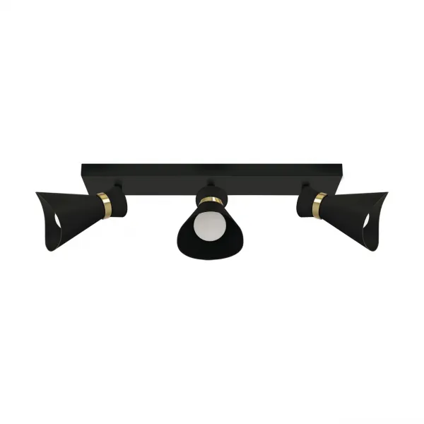LORETA SPT E14 3L BLACK/GOLDEN