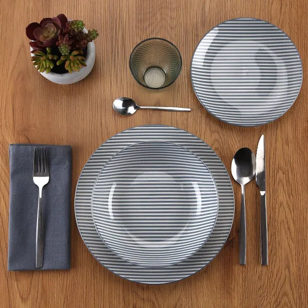 Māla trauki Versa Zils Porcelāns 18 Daudzums