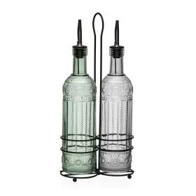 Aliejaus ir acto rinkinys Versa Metalinis stiklas 500 ml 7,5 X 33,5 X 15,5 CM