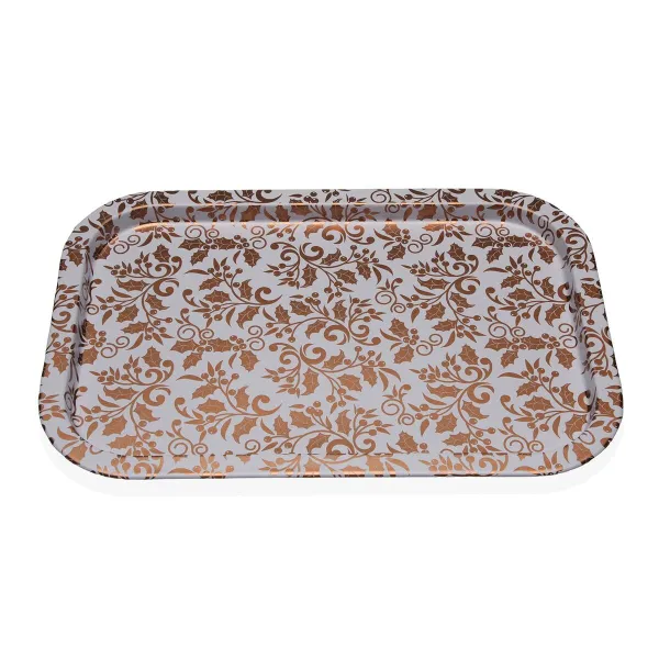 Tray Versa Aurea Metal 23 X 1,5 X 34 CM