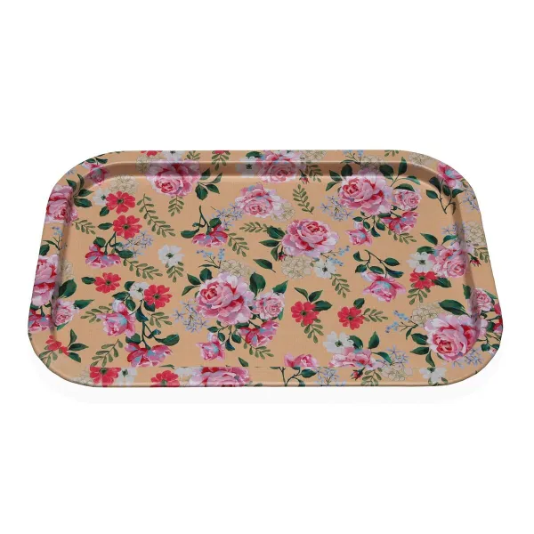 Padėklas Versa Metalinis 23 X 1,5 X 34 CM Gėlės
