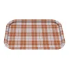 Tray Versa Vichy Yellow Metal 23 X 1,5 X 34 CM